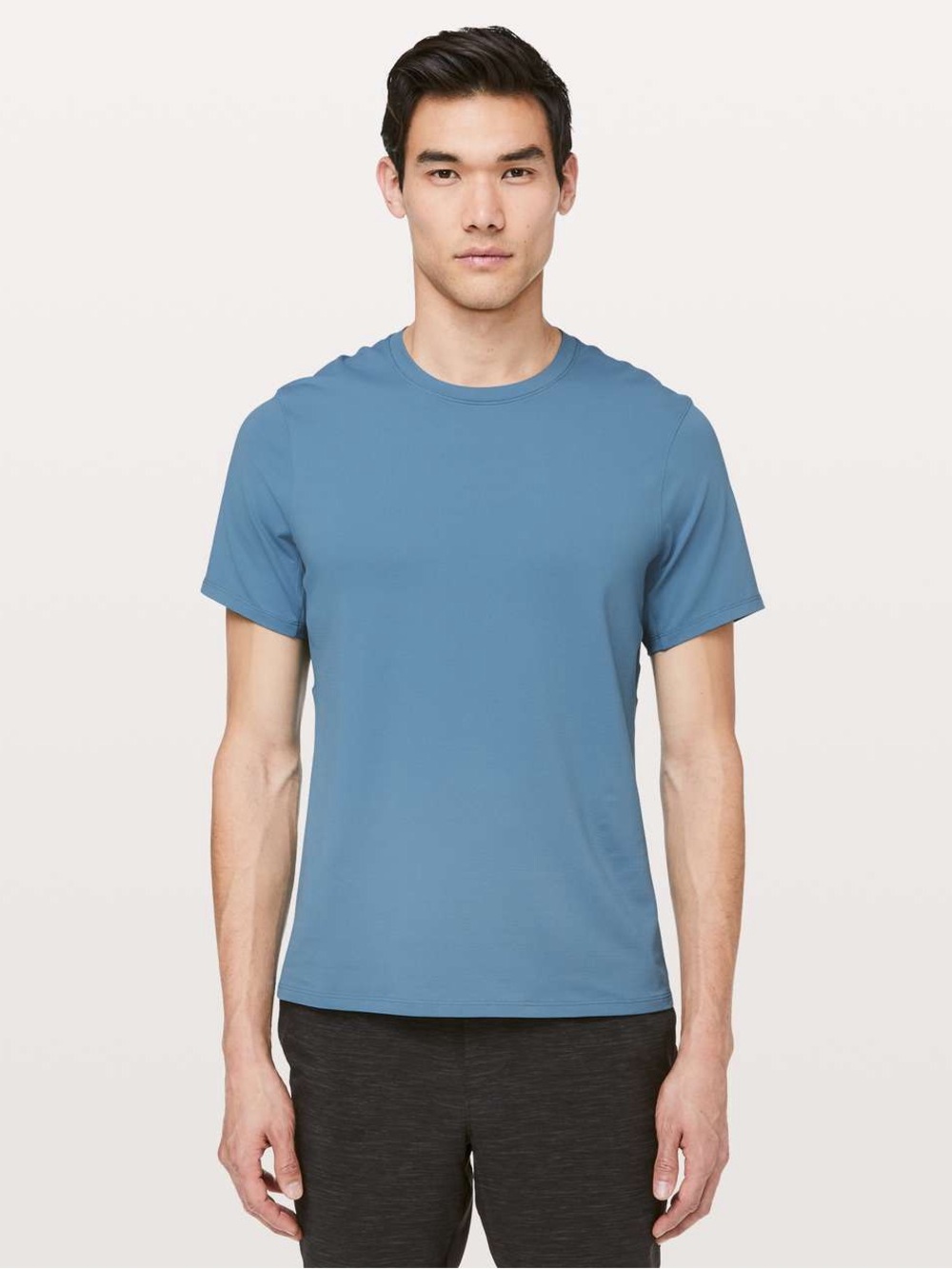 Lululemon Men's Short-Sleeve Crew Tee in Slate Blue